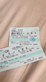 隠れ家cuco（くこ）です。
東京での講習会を終え
向かう先は

一生に一度は
訪れたかった場所へ

寝台列車は2度目

ひとり旅
イイ経験してます

#ひとり旅 #出雲 へ